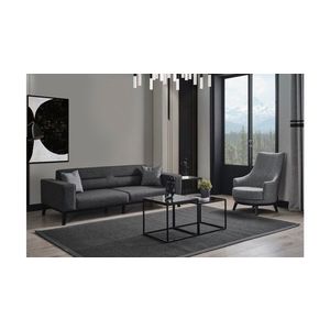 Fotoliu, Atelier del Sofa, 560ARE2903, Lemn de fag / PAL, Gri deschis imagine