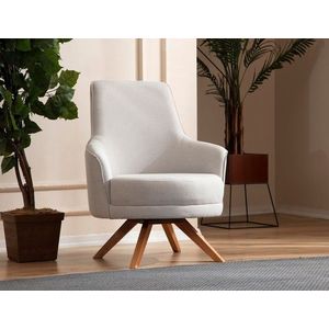 Fotoliu, Atelier del Sofa, 560ARE2914, Lemn de fag / PAL, Crem imagine