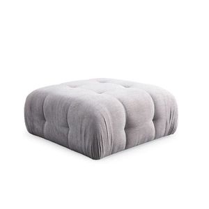 Taburet, Atelier del Sofa, 560ARE4150, Lemn de fag / PAL, Gri deschis imagine