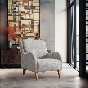 Fotoliu, Atelier del Sofa, 560ARE1750, Cadru: LEMN/PAL, Crem / Albastru imagine