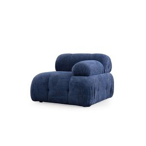 Fotoliu, Atelier del Sofa, 560ARE2955, Lemn de fag / PAL, Albastru imagine