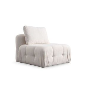 Fotoliu, Atelier del Sofa, 560ARE4147, Lemn de fag / PAL, Alb imagine