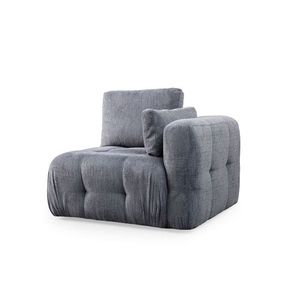 Fotoliu, Atelier del Sofa, 560ARE4118, Lemn de fag / PAL, Gri imagine