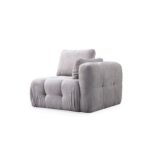 Fotoliu, Atelier del Sofa, 560ARE4125, Lemn de fag / PAL, Gri deschis imagine