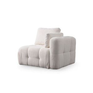 Fotoliu, Atelier del Sofa, 560ARE4146, Lemn de fag / PAL, Alb imagine