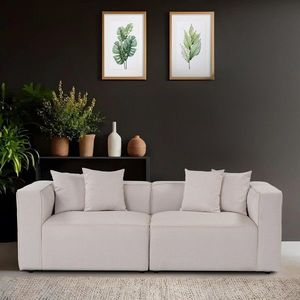 Canapea 2 locuri, Atelier del Sofa, 560ARE2896, Lemn, Ecru imagine