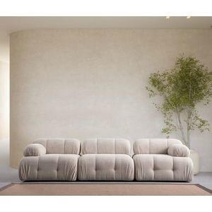 Canapea 3 locuri, Atelier del Sofa, 560ARE1551, Lemn de fag / PAL, Crem imagine
