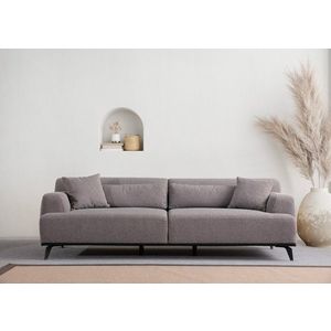 Canapea 3 locuri, Atelier del Sofa, 560ARE1546, Lemn de fag / PAL, Maro / Gri imagine