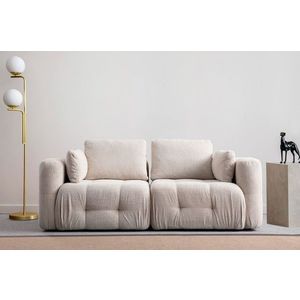 Canapea 2 locuri, Atelier del Sofa, 560ARE4108, Lemn de fag / PAL, Bej imagine