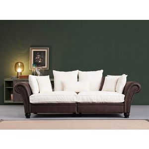 Canapea 3 locuri, Atelier del Sofa, 560ARE1561, Lemn de fag / PAL, Maro/Alb imagine