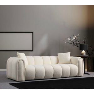 Canapea 3 locuri, Atelier del Sofa, 560ARE1544, Lemn de fag / PAL, Alb imagine