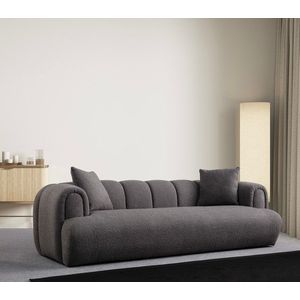 Canapea 3 locuri, Atelier del Sofa, 560ARE1545, Lemn de fag / PAL, Antracit imagine