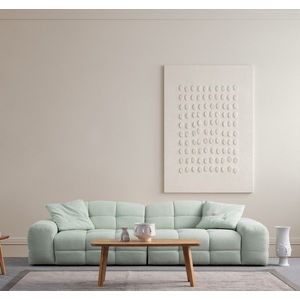 Canapea 3 locuri, Atelier del Sofa, 560ARE1562, Lemn de fag / PAL, Verde pal imagine