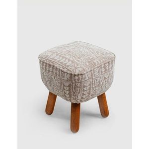 Taburet, Atelier del Sofa, 370CTF1113, Lemn de fag, Bej imagine