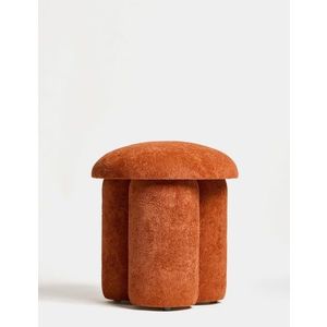 Taburet, Atelier del Sofa, 370CTF1104, Lemn de fag, Portocaliu imagine