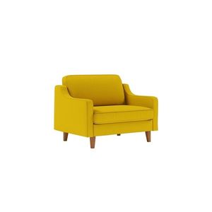 Fotoliu, Atelier del Sofa, 918CMF1131, Otel, Floarea-soarelui / Nuc imagine