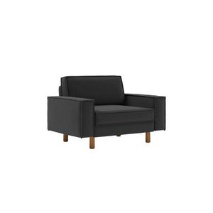 Fotoliu, Atelier del Sofa, 918CMF1207, Otel, Gri noapte / Nuc imagine