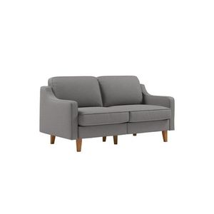 Canapea 2 locuri, Atelier del Sofa, 918CMF1145, Otel, Obsidian / Nuc imagine