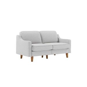 Canapea 2 locuri, Atelier del Sofa, 918CMF1144, Otel, Pietriș / Nuc imagine