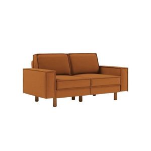 Canapea 2 locuri, Atelier del Sofa, 918CMF1217, Otel, Caramel / Nucă imagine