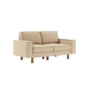 Canapea 2 locuri, Atelier del Sofa, 918CMF1215, Otel, Nisip / Nuc imagine
