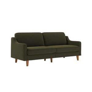 Canapea 3 locuri, Atelier del Sofa, 918CMF1156, Otel, Verde ulei / Nuc imagine