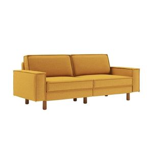 Canapea 3 locuri, Atelier del Sofa, 918CMF1232, Otel, Muștar / Nucă imagine