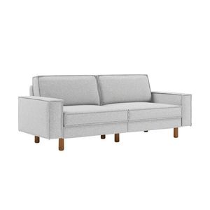 Canapea 3 locuri, Atelier del Sofa, 918CMF1240, Otel, Pietriș / Nuc imagine