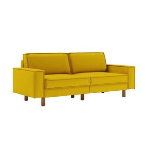 Canapea 3 locuri, Atelier del Sofa, 918CMF1243, Otel, Floarea-soarelui / Nuc imagine