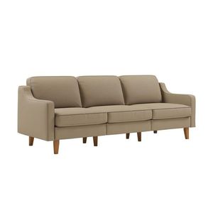 Canapea 3 locuri, Atelier del Sofa, 918CMF1178, Otel, Plajă / Nuc imagine