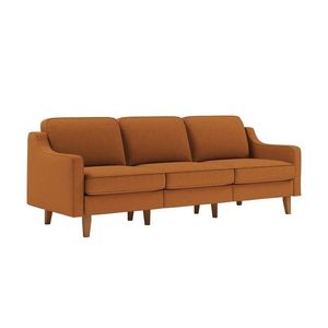 Canapea 3 locuri, Atelier del Sofa, 918CMF1169, Otel, Caramel / Nucă imagine