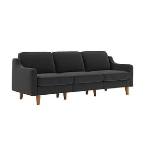 Canapea 3 locuri, Atelier del Sofa, 918CMF1175, Otel, Gri noapte / Nuc imagine