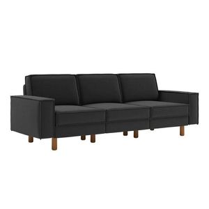 Canapea 3 locuri, Atelier del Sofa, 918CMF1255, Otel, Gri noapte / Nuc imagine
