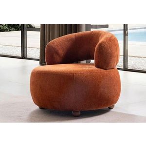 Fotoliu, Atelier del Sofa, 752EST1718, Lemn de carpen;PAL, Caramiziu imagine