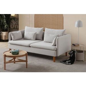 Canapea 3 locuri, Atelier del Sofa, 752EST1104, Lemn de carpen;PAL, Crem imagine