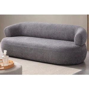 Canapea 3 locuri, Atelier del Sofa, 752EST1114, Lemn de carpen;PAL, Gri inchis imagine