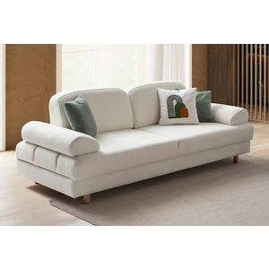 Canapea extensibila 3 locuri, Atelier del Sofa, 752EST1120, Lemn de carpen;PAL, Alb imagine