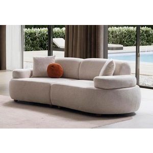 Canapea 3 locuri, Atelier del Sofa, 752EST1115, Lemn de carpen;PAL, Crem imagine