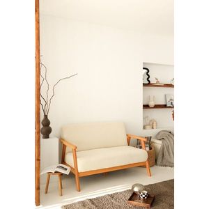 Canapea 2 locuri, Atelier del Sofa, 383EVN1264, Lemn, Alb imagine