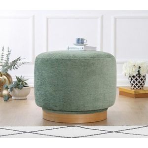 Taburet, Atelier del Sofa, 209FLF1426, Bumbac, Verde imagine