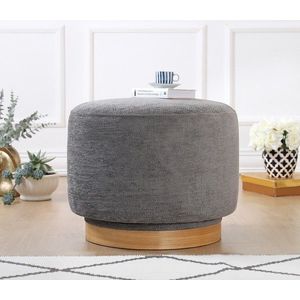 Taburet, Atelier del Sofa, 209FLF1424, Bumbac, Gri imagine