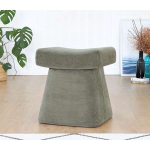 Taburet, Atelier del Sofa, 209FLF1448, Bumbac, Verde imagine