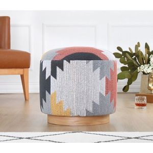 Taburet, Atelier del Sofa, 209FLF1440, 50% bumbac, 50% in, Gri imagine