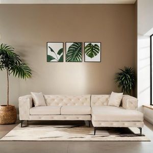 Coltar, Atelier del Sofa, 569HLN1807, Lemn de fag / PAL, Bej/Negru imagine