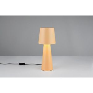 Lampa de masa Nubian, TRIO, 16x40 cm, 10W, 1x E27, metal, bej imagine