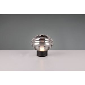 Lampa de masa Earl, RL, 15.5x14.5 cm, 1.5W, 1x SMD, metal, negru mat/gri imagine