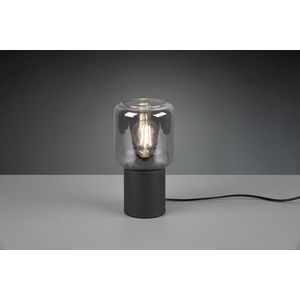 Lampa de masa Nico, RL, 13x24 cm, 40W, 1x E27, metal, negru mat imagine