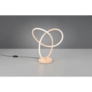 Lampa de masa Lando, RL, 28x12x28 cm, 8W, 1x SMD, metal, bej imagine