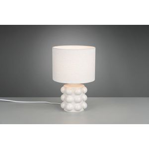 Lampa de masa Kate, RL, 20x30 cm, 40W, 1x E14, ceramica, alb imagine