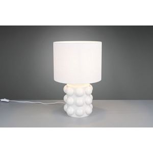 Lampa de masa Kate, RL, 30x47 cm, 60W, 1x E27, ceramica, alb imagine
